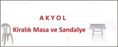 Akyol Kiralık Masa ve Sandalye - Van